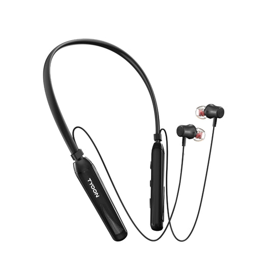 TYOON NB302 Wireless Bluetooth neckband – 12H Playtime, Magnetic Earbuds, Voice Assistant Support, In-Ear Design, Comfortable Fit for All-Day Wear