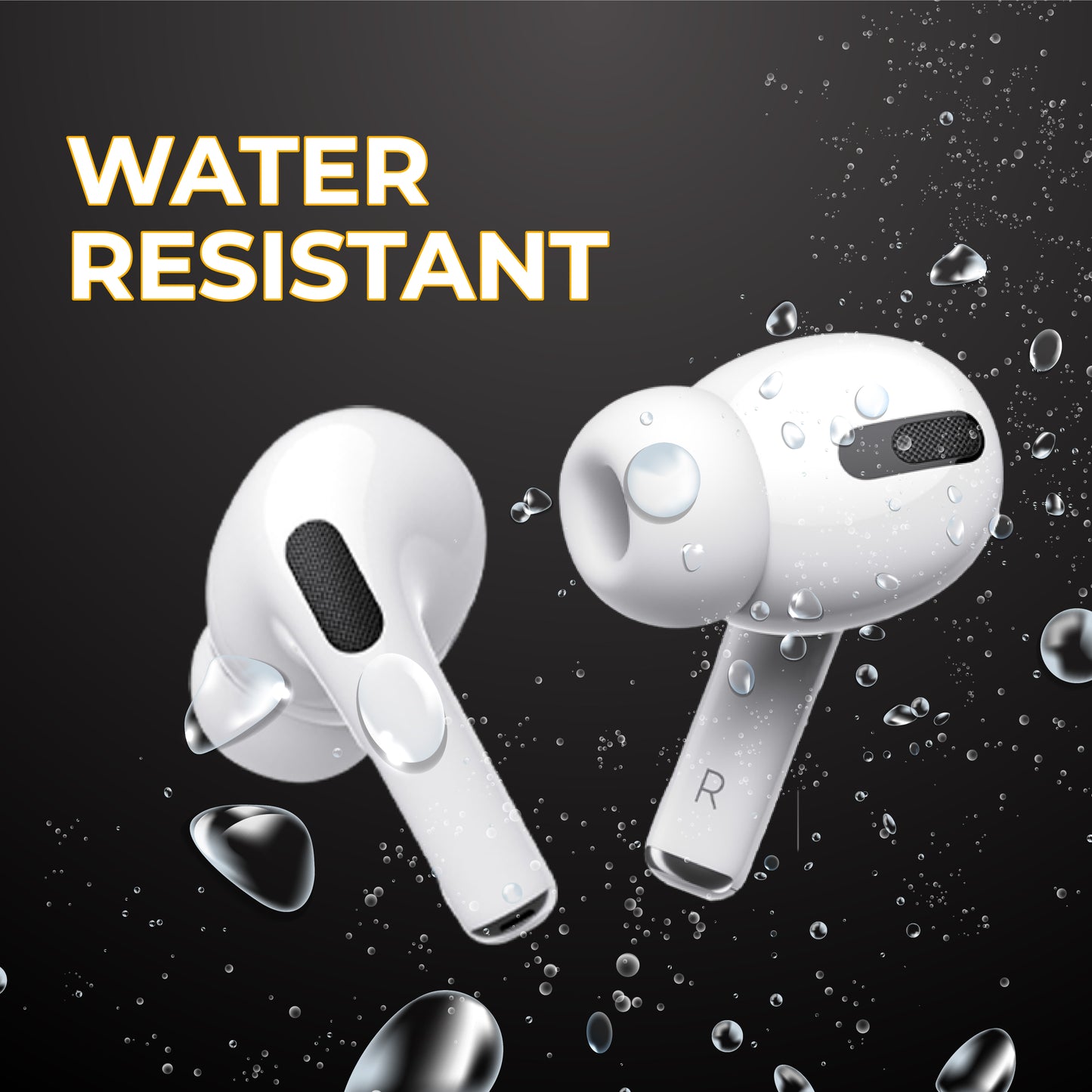 TYOON TWS 101 True Wireless Earbuds – 20H Playtime, Crystal Clear Sound, Deep Bass, Water Resistant, Bluetooth Earphones with Charging Case